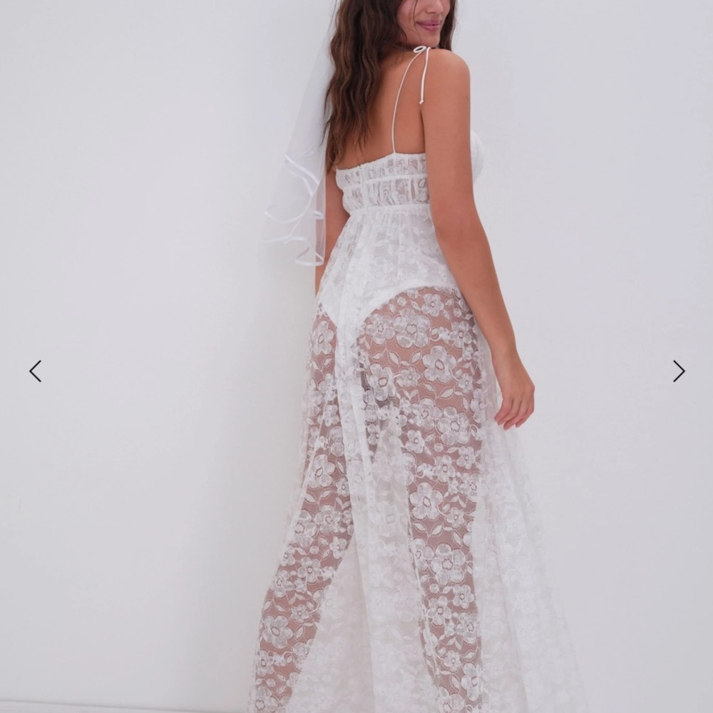For Love and Lemons NNW Lorena Maxi Dress XS